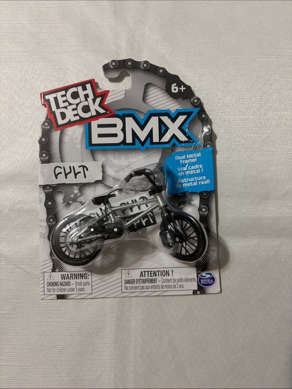 Tech Deck BMX Mini Bike Toy - Fult Silver & Black